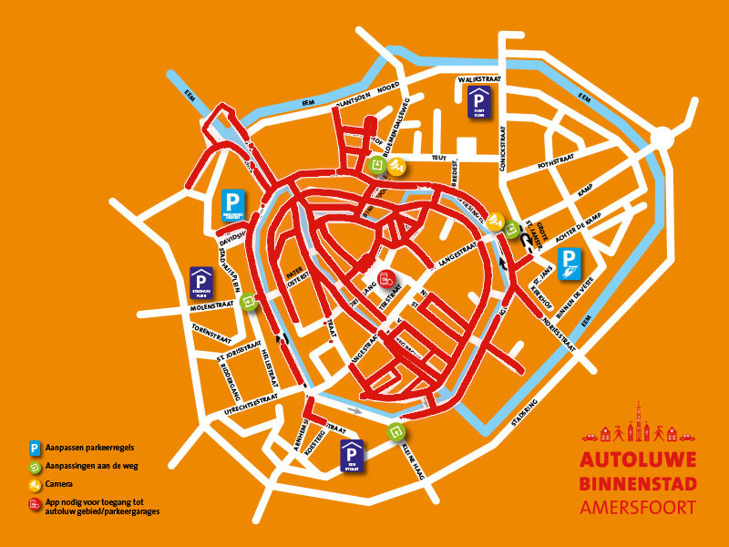 Amersfoort binnenstad autoluw