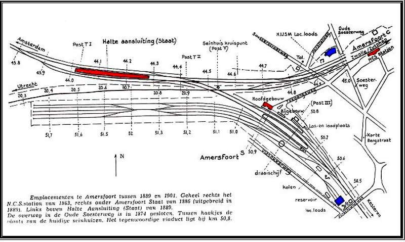 Emplacementen Amersfoort, 1889-1901