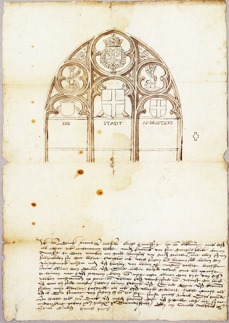 Ontwerptekening Keizersglas